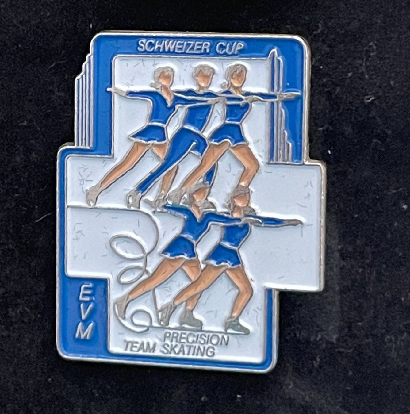 Plaketten & Abzeichen: 5er Pinset Schweizer Cup Precision Team Skating, Widnau 90er – Neu (gemäss Beschreibung) aus Zell ZH von johsu79 1