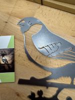 Gartendeko Dompfaff aus Metall, Edelrost Optik, Neu!