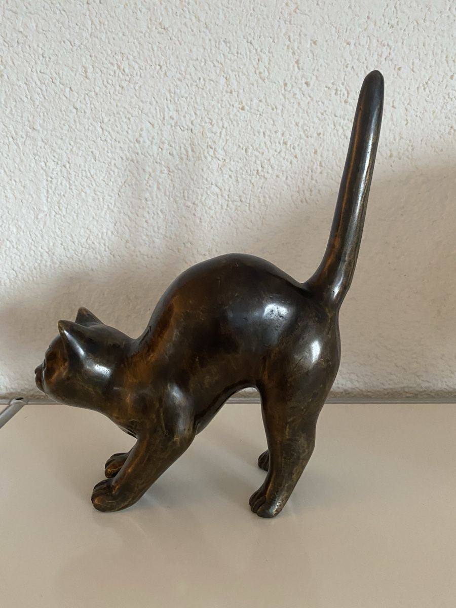 Sculture & Statue: Bronze Katze macht Buckel – Nuovo (secondo la descrizione) da Zürich venduto da eileenchen1 7