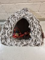 Kuscheliges Katzenhaus "MORE", neuwertig, Winter-Schnäppchen