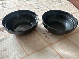 Schüssel Set, 2 Stück, Schwarz