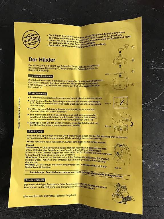 Küchengeräte: Küchenhäxler von Betty Bossi – Neu (gemäss Beschreibung) aus Maladers von Brueni08 1
