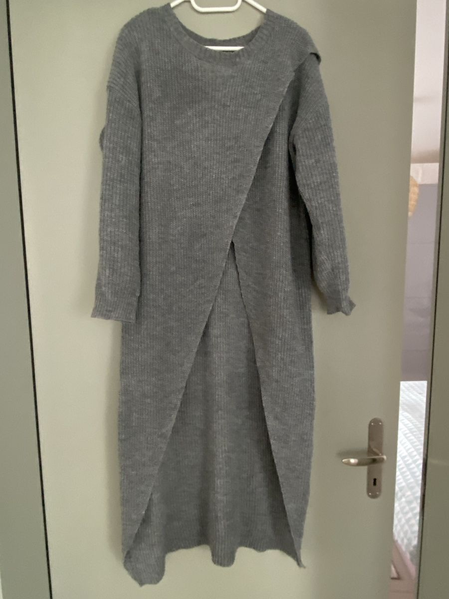 Mäntel: Strickmantel one Size grau – Gebraucht aus Brugg AG von Honeybee6