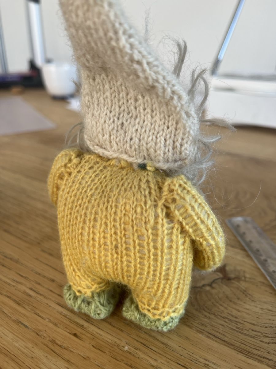 Statuette: Gestrickte Figur handmade15cm – Usato da Benken SG venduto da wingwinj 1