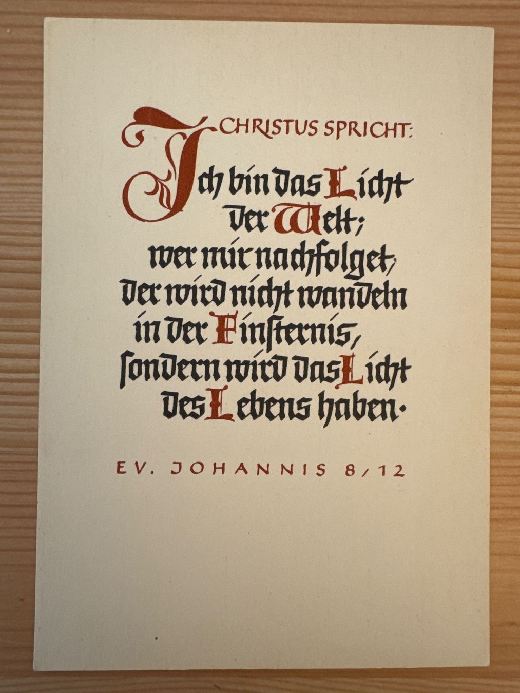 Cartoline postali: Zwei antike, neuwertige Ansichtskarten mit Bibelworten – Nuovo (secondo la descrizione) da Zürich venduto da Tarafo5 2