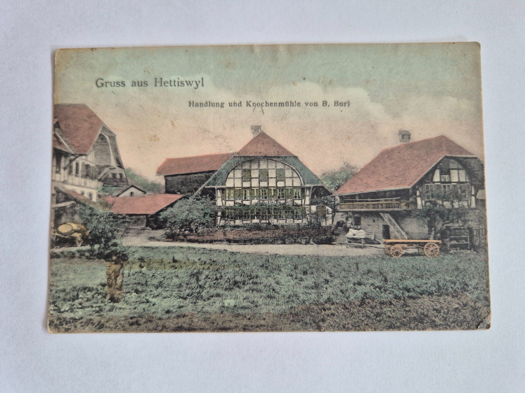 Ansichtskarten: Ansichtskarte Gruss aus Hettiswil – Gebraucht aus Langendorf von zvonu161