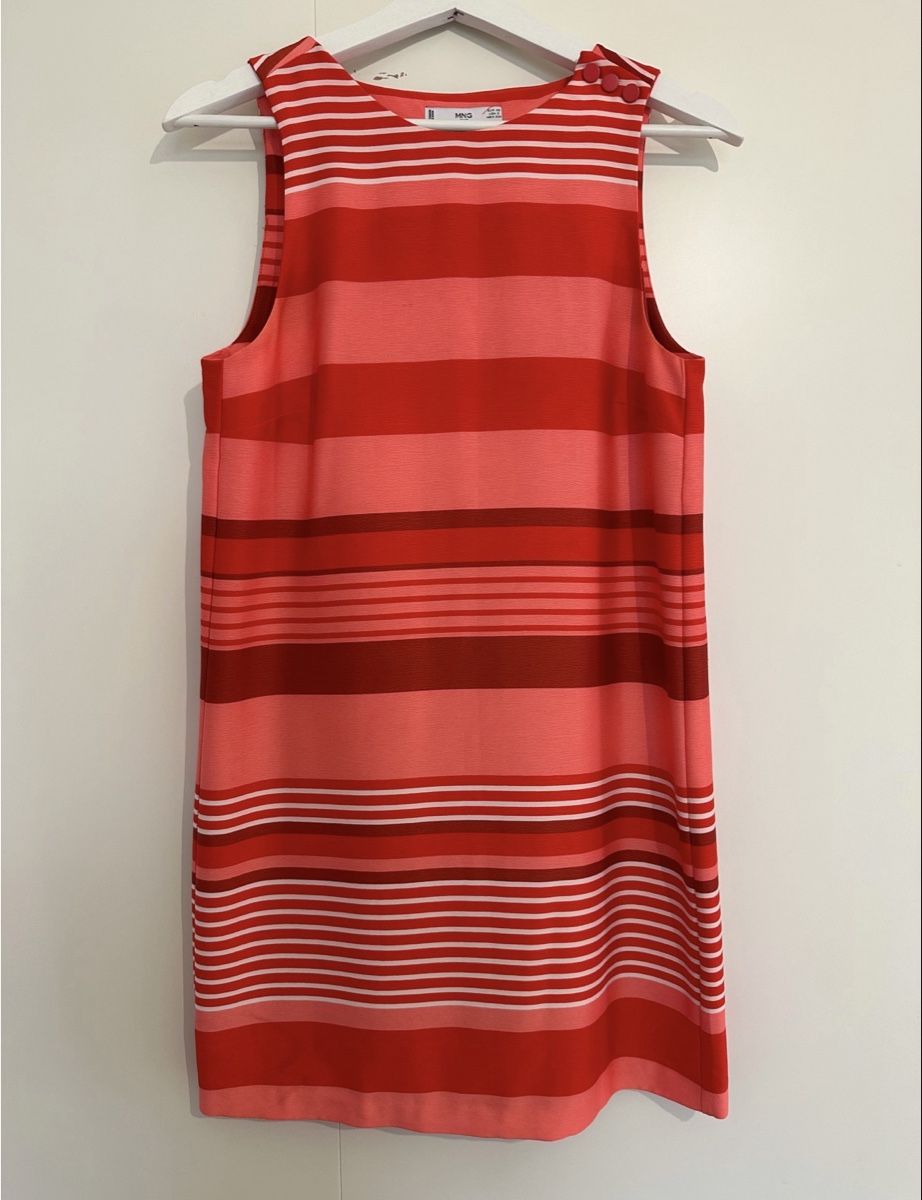 Mango Kleider: Mango dress striped red/pink size XS  – Neu (gemäss Beschreibung) aus Luins von vvs_7kqr 1