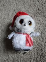 Ty Eule mit Weihnachtsmütze und Schal
