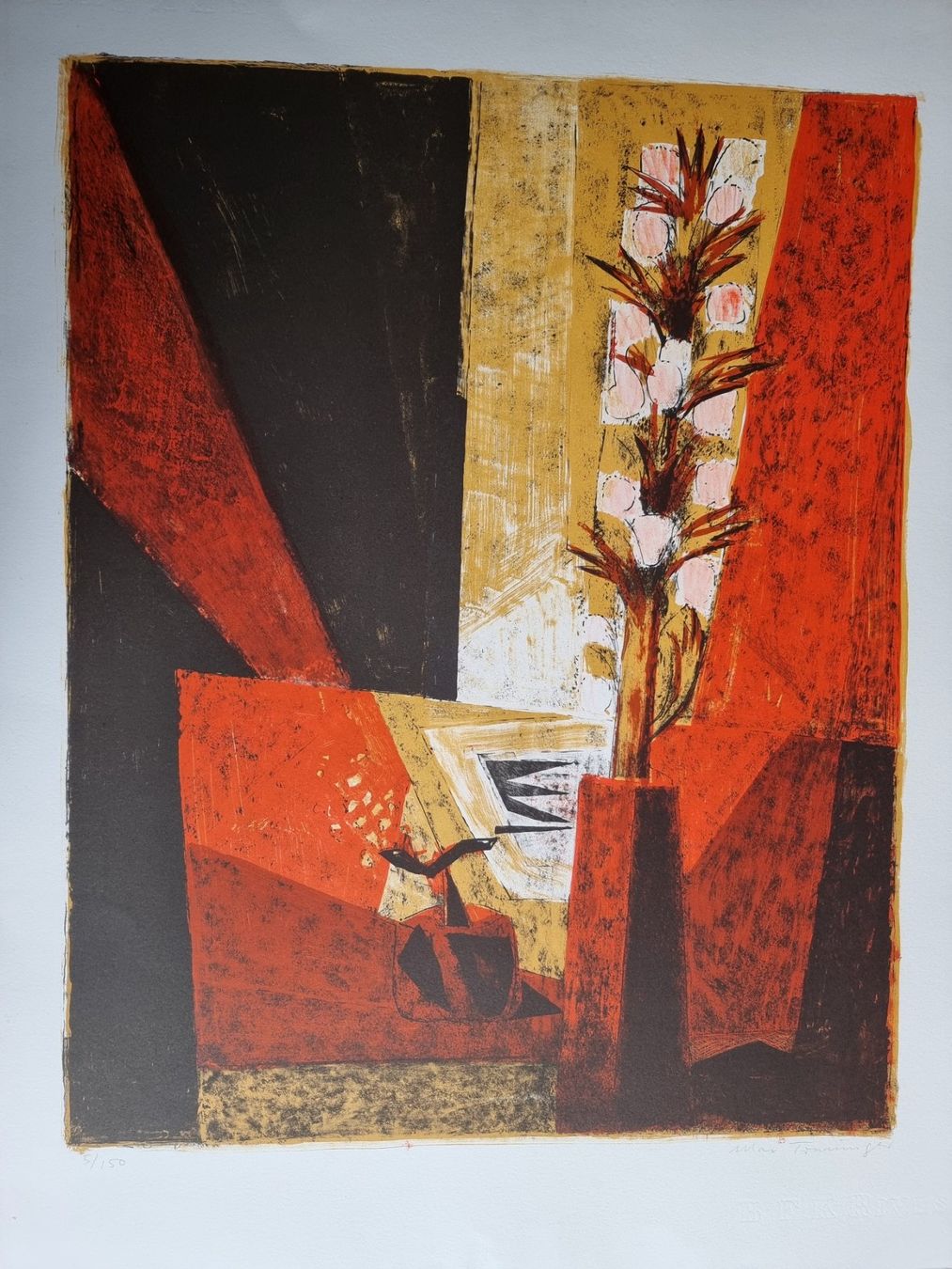 Grafica & Litografie: Max Truninger  Lithographie signiert nummeriert – Usato da Gersau venduto da kunst-online
