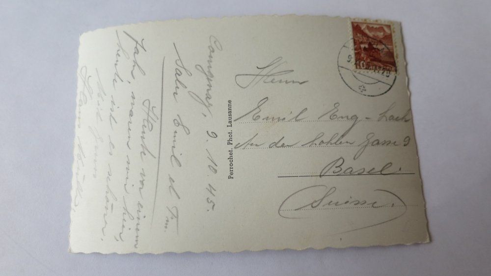 Cartoline postali: Courgenay / JU - 1945 – Usato da Jona venduto da centumprata 1