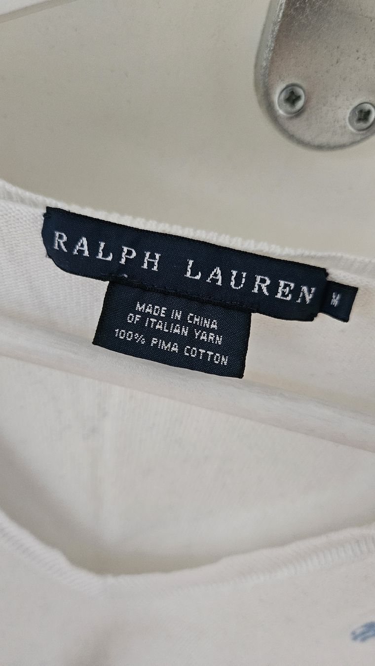 Ralph Lauren Maglioni & Felpe: Ralph Lauren Pullover weiss Grösse M – Usato da St. Gallen venduto da 010lea010 1