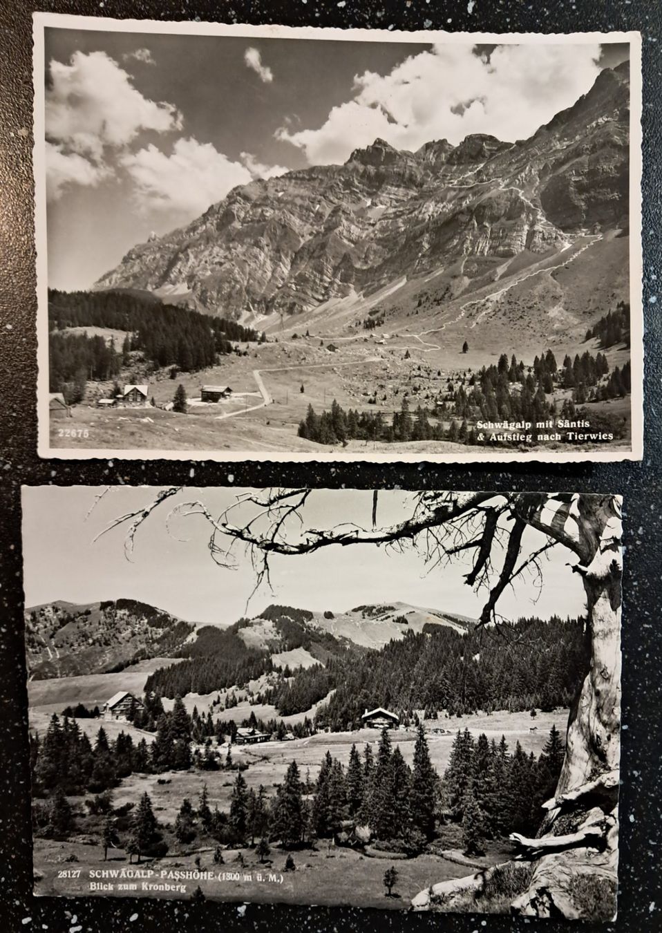 Cartoline postali: 2 AK SCHWAGALP – Usato da Ponto Valentino venduto da giorgia06