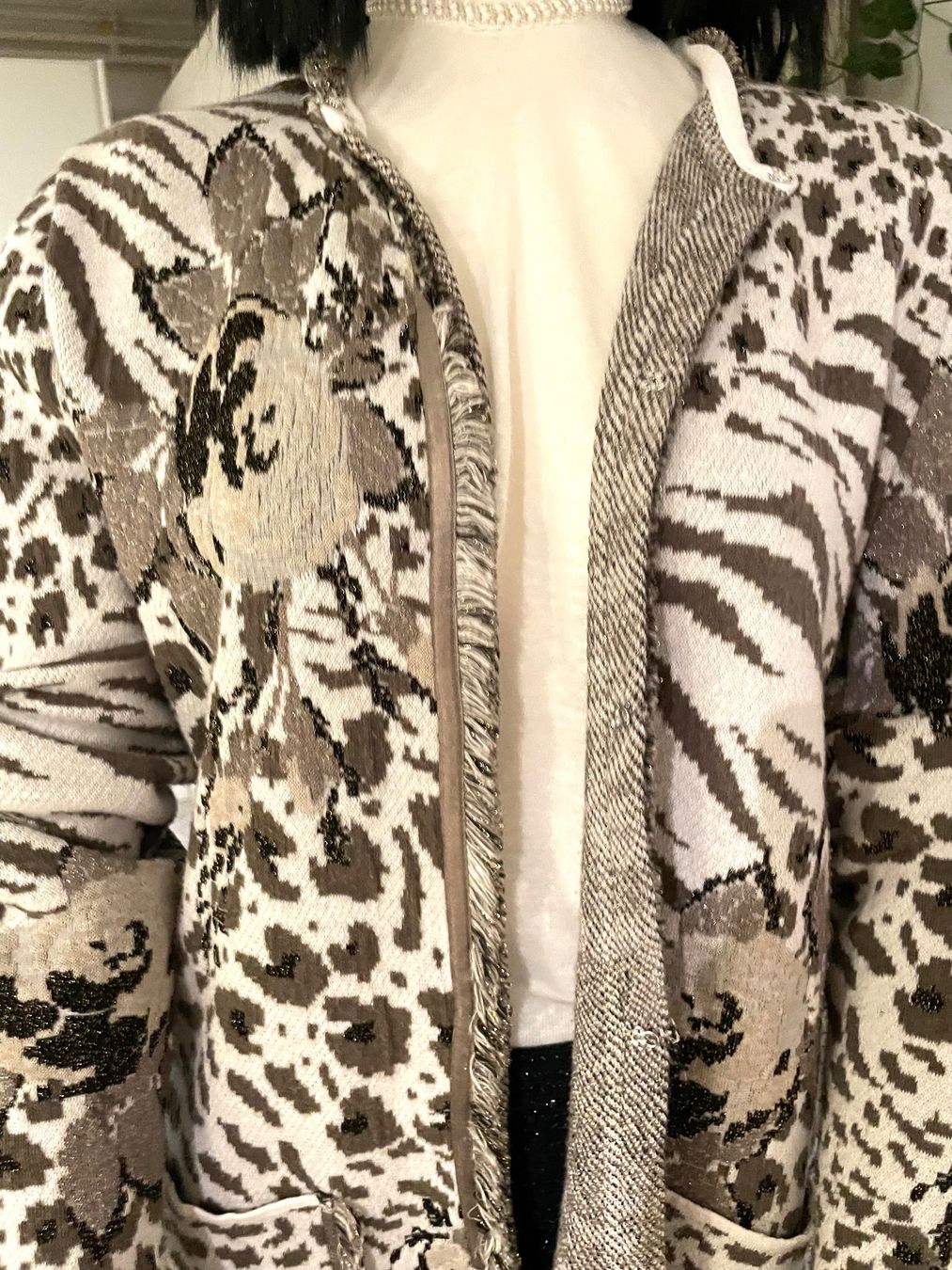 Giacche: Veste camaïeu brune 40 – Nuovo (secondo la descrizione) da Genève venduto da flocon06 2