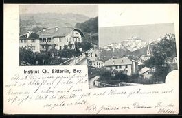 Bex, Institut Ch. Bitterlin, Ortsansicht