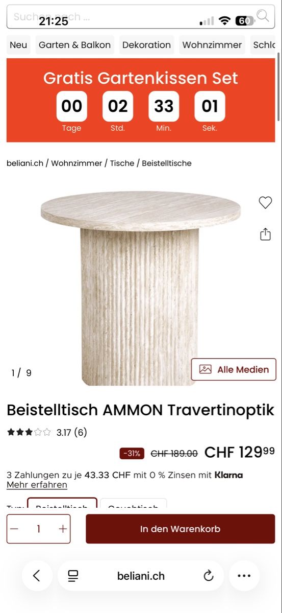 Tavoli: Couchtisch und Nebentisch  – Usato da Steinhausen venduto da Alekss18 2