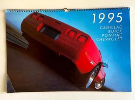 Sammlerstück-Jahres-Wand-Kalender "Cadillac 1995"