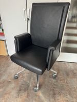 Walter Knoll „Jason“ Chef-Drehstuhl  – Leder Schwar