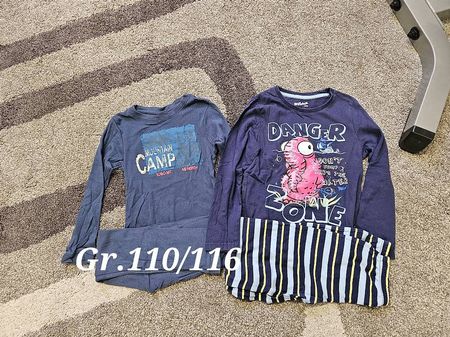 Pyjama Schlafanzug Gr. 116 2 Stück Preis für beide
