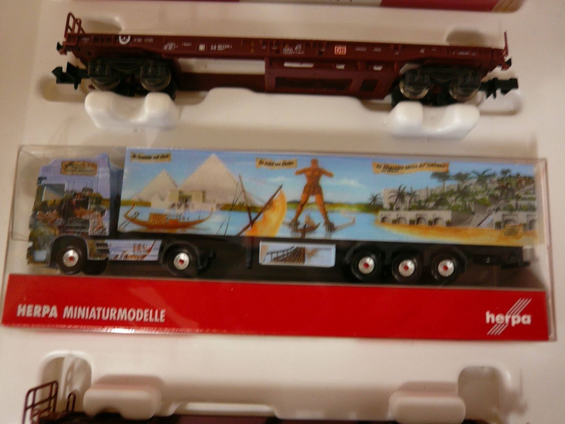 Trix Modelleisenbahnen: MINITRIX SET Monument Train MIT LKW,S HERPA WELTGESCCHICHTE – Neu und originalverpackt aus Pfaffnau von nolff 5