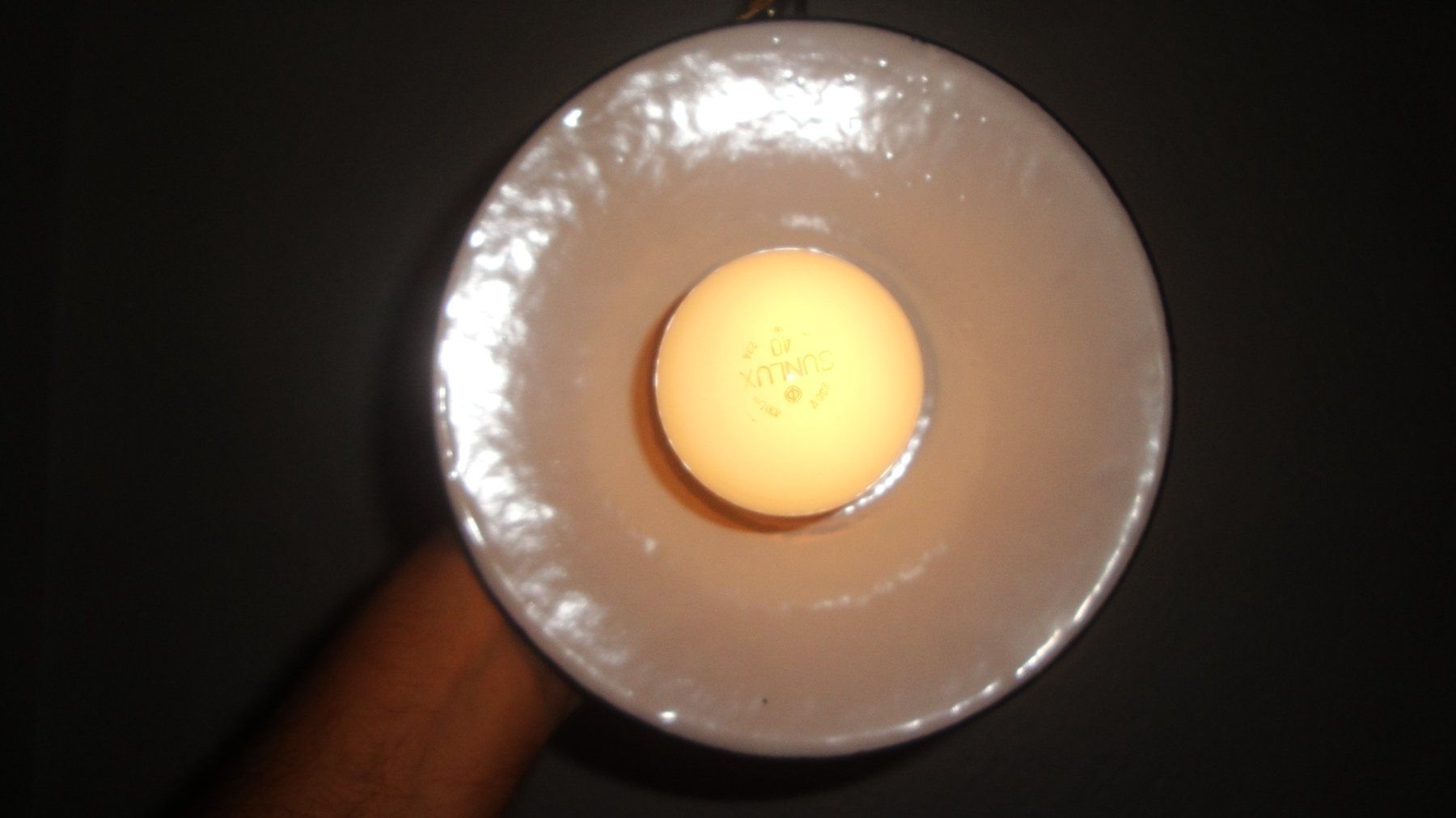 Lampadari & plafoniere: Kellerlampe mit Emaillierter Lampenschirm – Usato da Zürich venduto da Paykan 2
