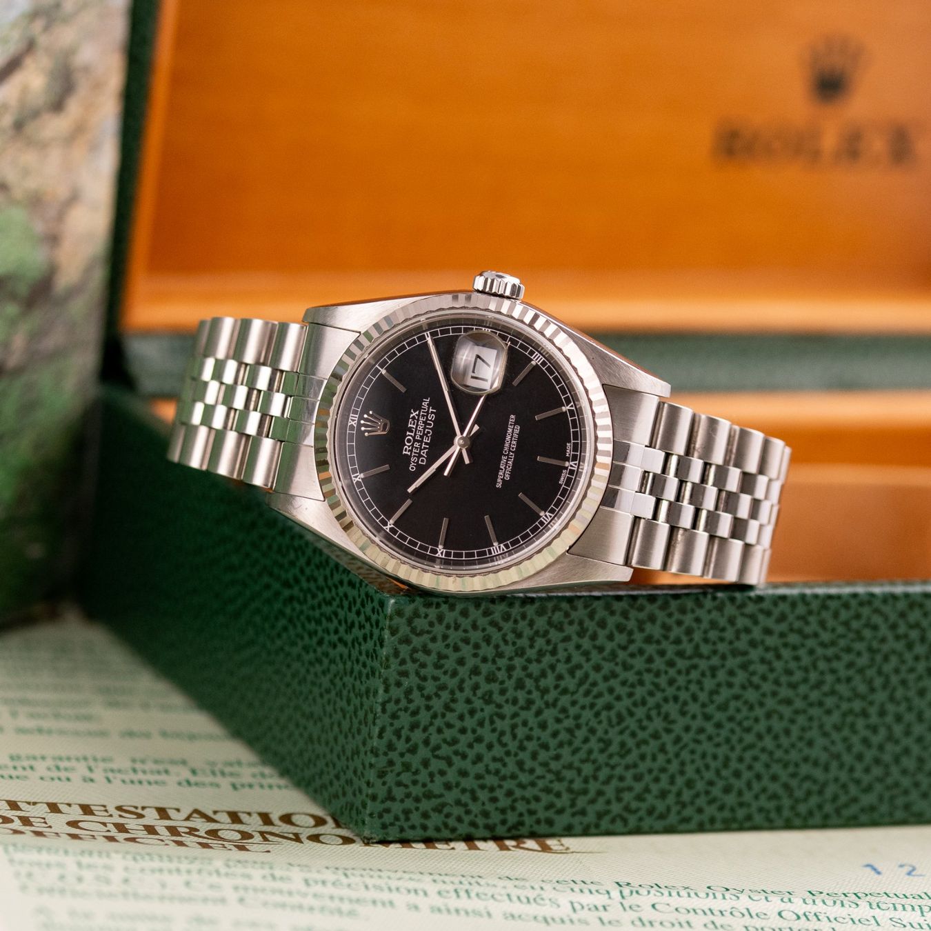 Rolex Orologi: Rolex Datejust 36 / 16234 / Black Dial / 2002 / Full Set – Usato da Luzern venduto da PrimeSwissTime 2