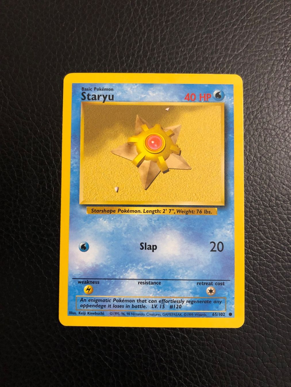 Pokémon Sammelbilder & Trading cards: Base Set Staryu 65/102 Ab 1 – Gebraucht aus Paradiso von Pkmn10