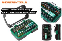 Hitachi / Bitsatz 32-tlg.  PH, PZ, Torx, Schlitz, Inbus, H