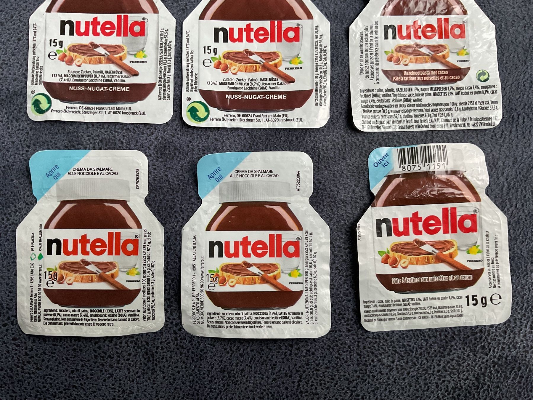 Opercules: 9 verschiedene Nutella Deckeli – D'occasion à Adliswil par Bolline 3