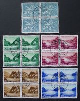 PP 1956, Viererblöcke B76-B80, LINTHAL GL, Kat: 120.-