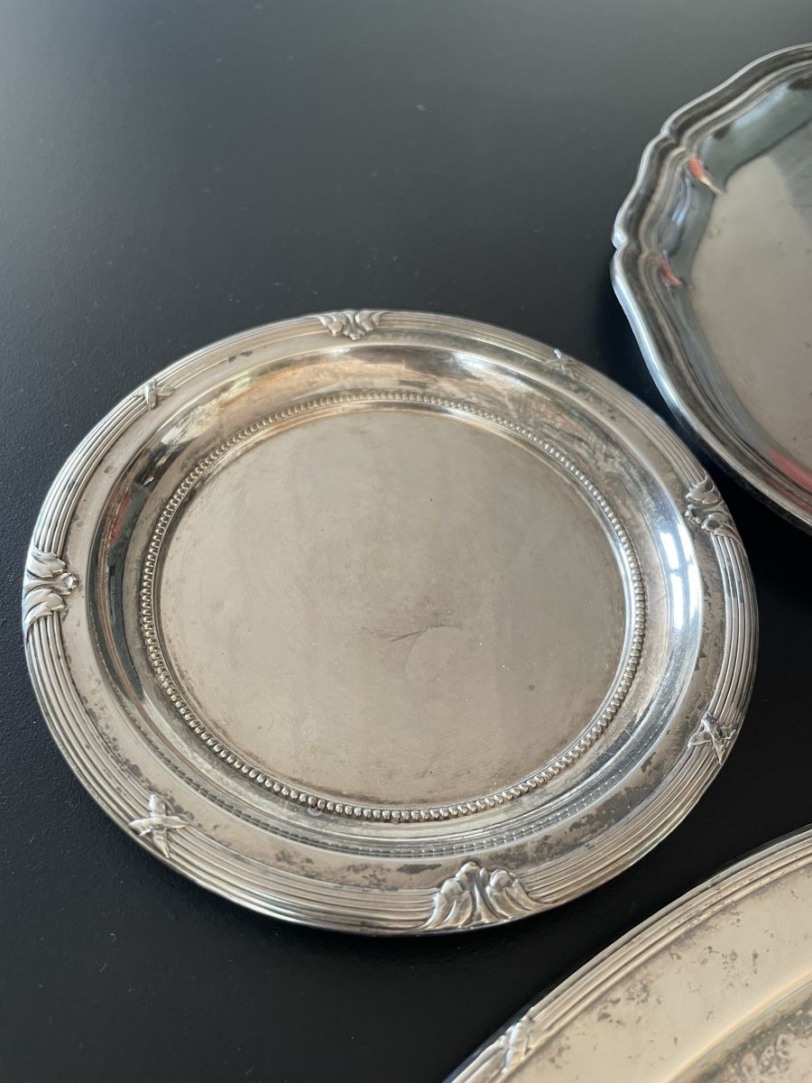 Tutte le decorazioni: Versilberte Tabletts, 4 Stk – Usato da Bubendorf venduto da Yoru 5