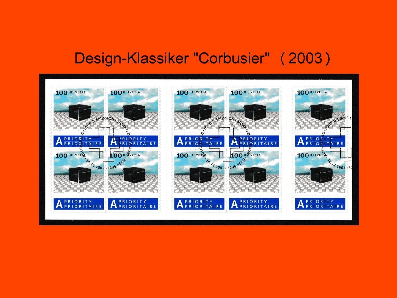Tutti i francobolli: Design-Klassiker Schweiz "Markenhefte" (2003) – Nuovo (secondo la descrizione) da Dübendorf venduto da Jumbo1990 3