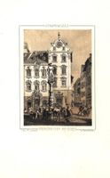 Schaffhausen Vierröhrige Brunnen 1866