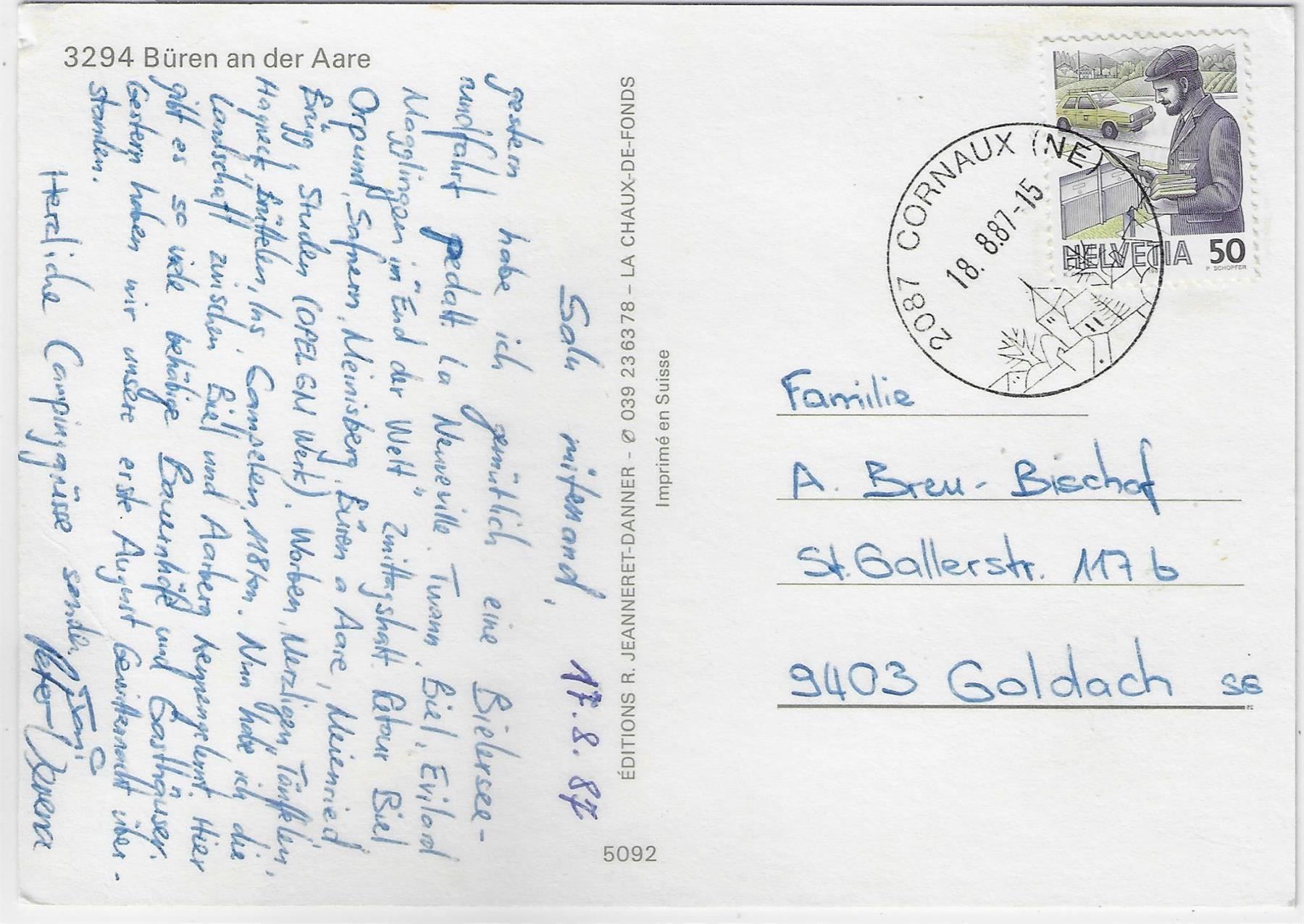 Cartoline postali: Büren an der Aare - Multiview – Antico da Ettingen venduto da Kartenplanet 1