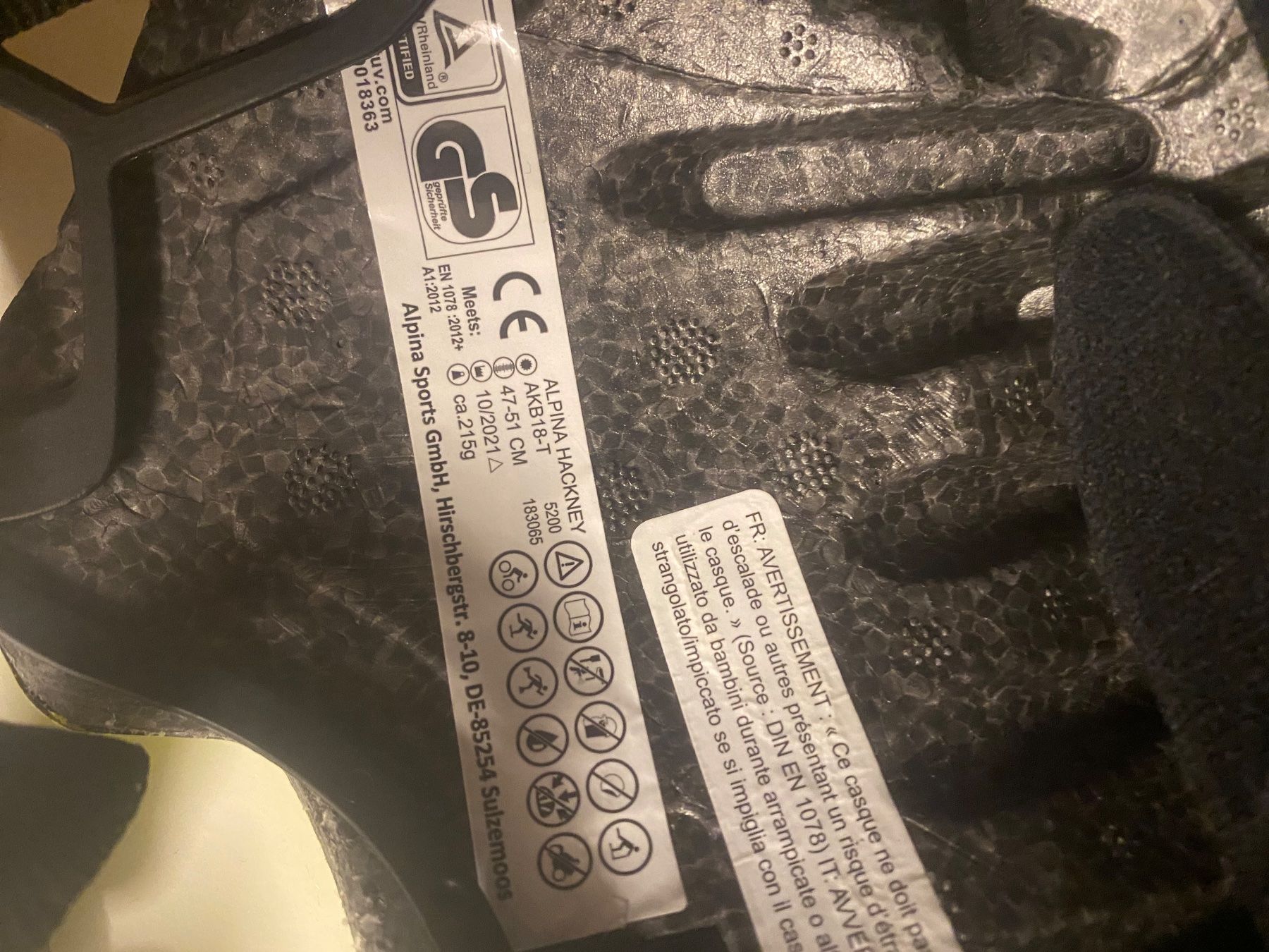 Alpina Caschi: Alpina Velohelm – Usato da Hinwil venduto da kys_5qrk 1