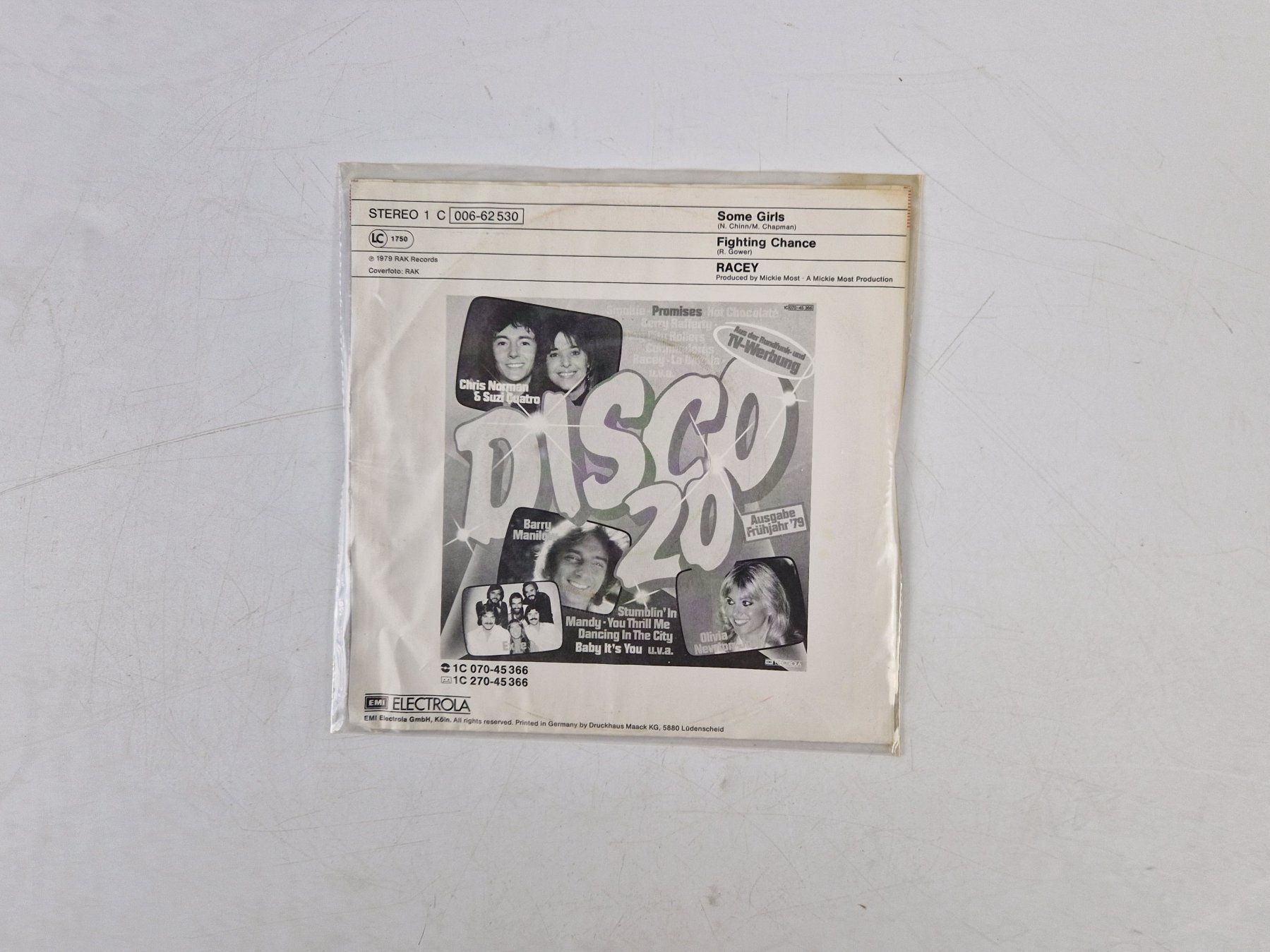 Dischi in vinile: Racey (1 Single) – Usato da Muhen venduto da Restwert_Muhen 1