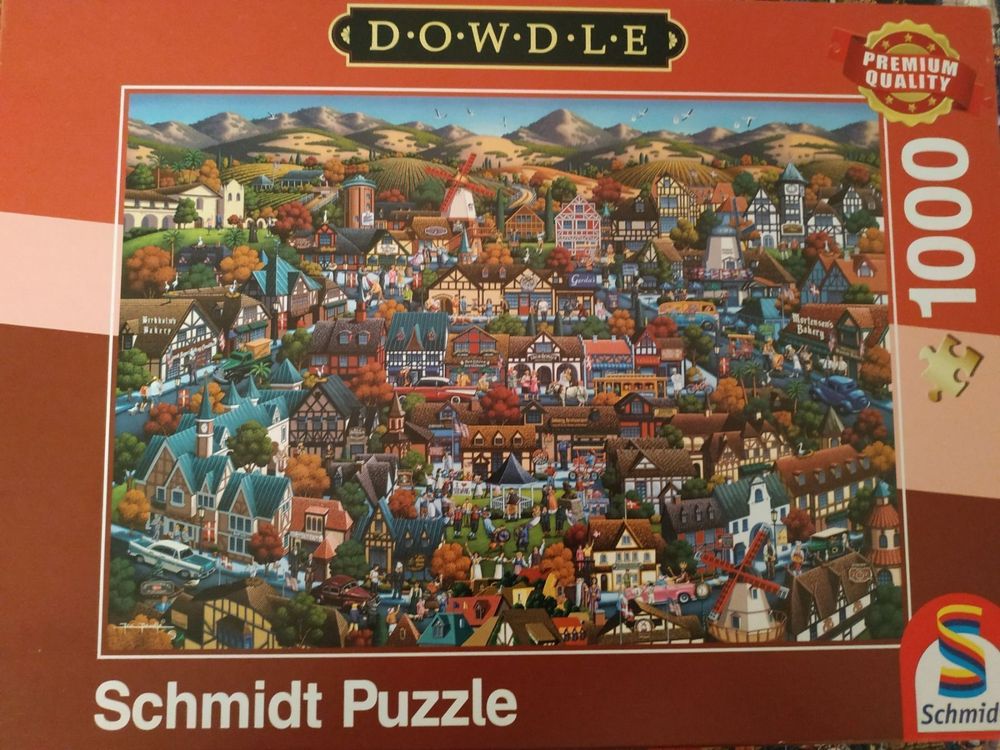 1000, Puzzle, Schmidt, DOWDLE, Solvang Danisch Village Kaufen auf Ricardo