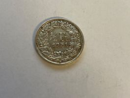 1/2 Franc Suisse 1951 pièce monnaie collection
