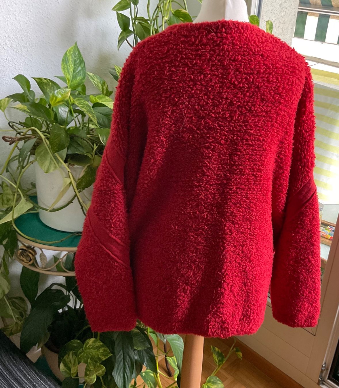 Pulls & Sweat-shirts: Sublime Pullover orange BARBARA SPEER laine Mérinos oversize – D'occasion à Genève par Mazelyne 2