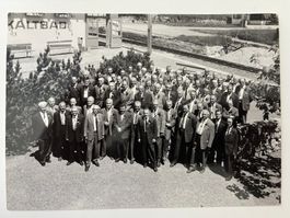 SULZER Jubilarenausflug Rigi-Kaltbad Foto S/W ca. 1960er