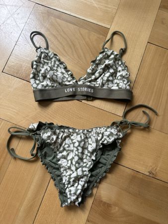 Bikini Love Stories grün gemustert guter Zustand