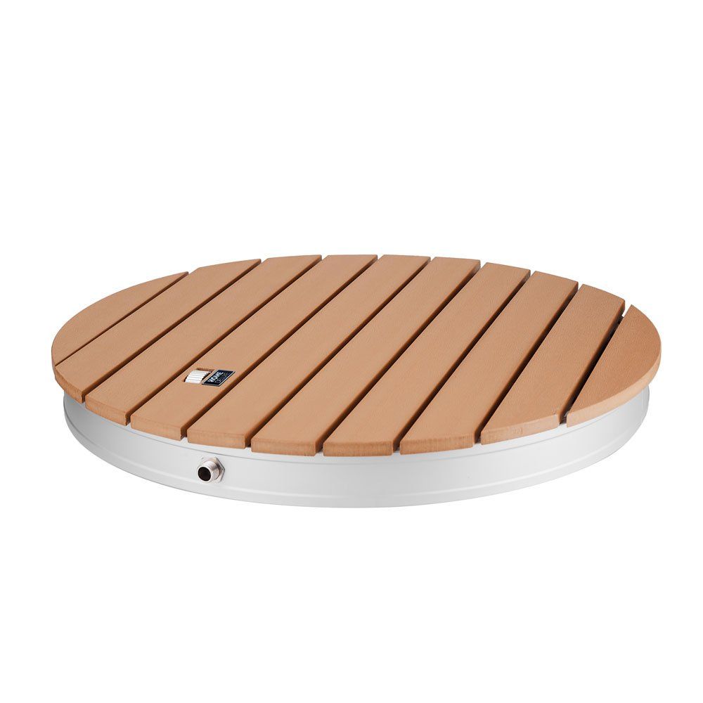 Docce: WPC Bodendusche CARLA - TEAK - ⌀70,5cm – Nuovo e nell'imballaggio originale da Wallenwil venduto da toesstal-vertrieb 3