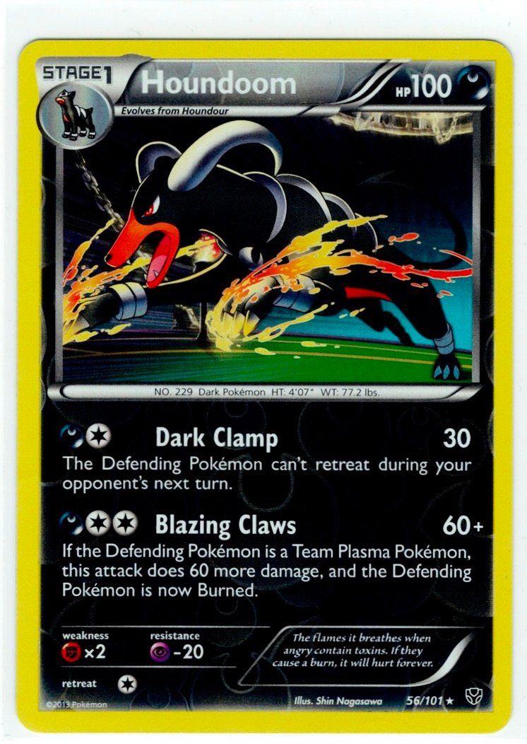 Pokémon Carte collezionabili: Houndoom Reverse Holo 56 – Usato da Zürich venduto da PACE79