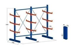 Kragarmregal Kragarm 250cm doppelseitig! 60cm Arme. Neu!