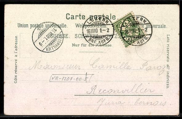 Cartoline postali: AK Flüelen, Teilansicht vom Ort – Usato da Berlin venduto da bartko-reher 1