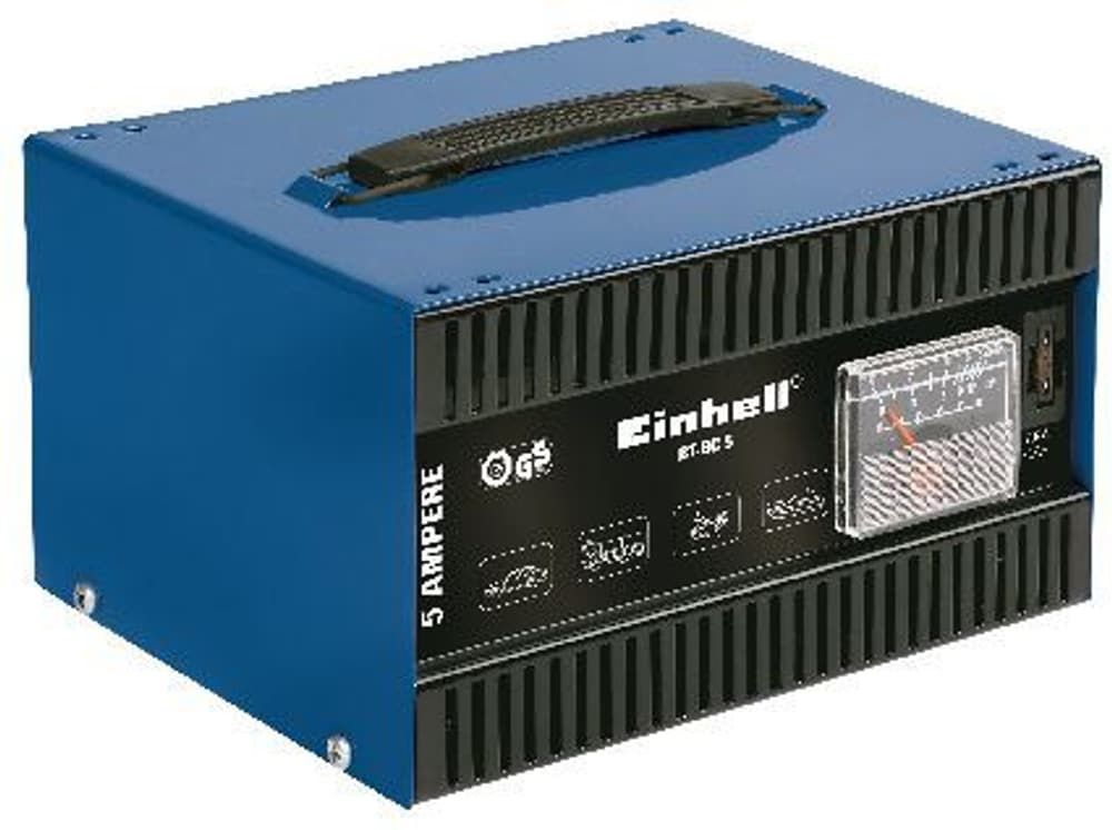 Einhell Batterie-Ladegeräte: Batterieladegerät BT-BC 5 Einhell 5 Ampère Blau Ladegerät – Gebraucht aus meilen von  2
