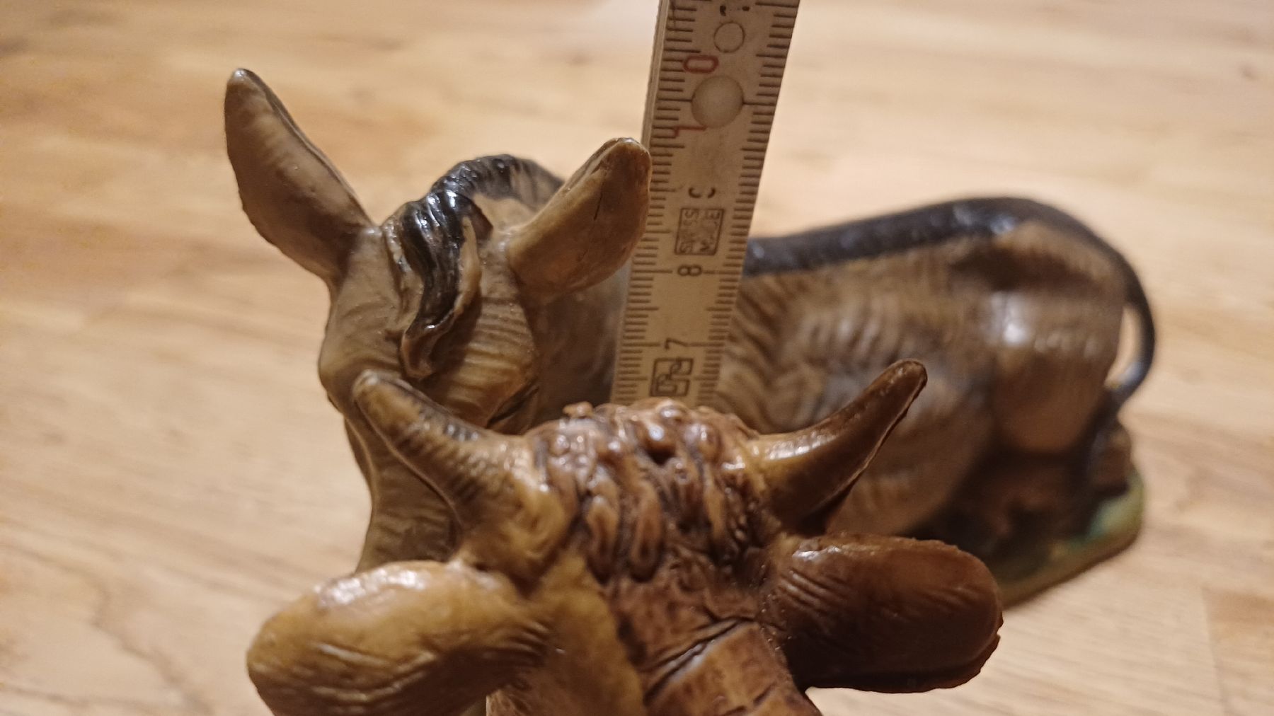 Statuette: 1 Kuh und 1 Esel gross Krippenfiguren – Usato da Flawil venduto da Naphtali 4
