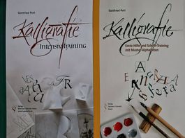 Kalligrafie - 2 Bücher von Gottfried Popp