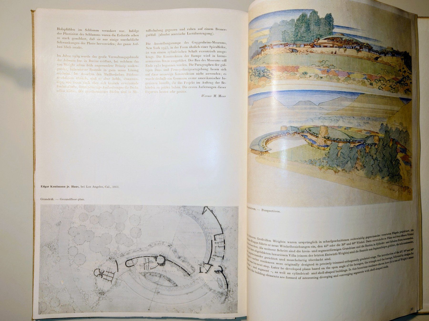 Libri: Frank Lloyd Wright. 60 Jahre lebendige Architektur. EA 1952 – Usato da Zürich venduto da Simple23 6