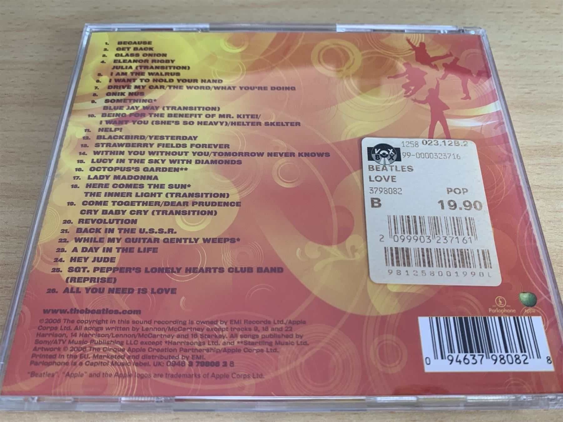CDs: The Beatles – Love – Gebraucht aus Rikon im Tösstal von Alpenmutz 1