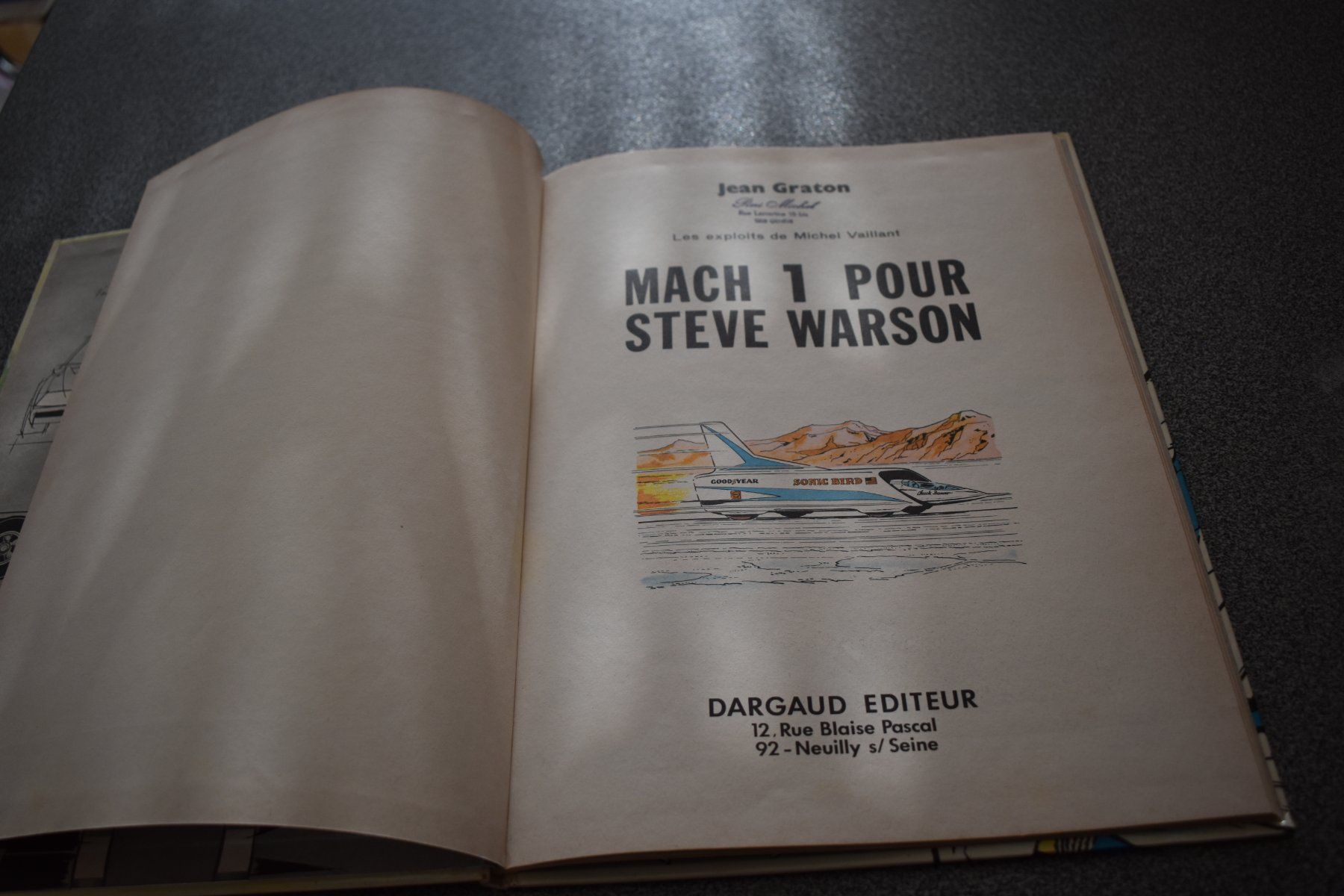 Comics: BD Michel Vaillant-Mach 1 pur Steve Warson – Gebraucht aus Le Locle von skycomputer 3